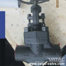 API602 RF / Rtj / Bw / Sw / NPT ferme la vanne Globe forgé de Wenzhou